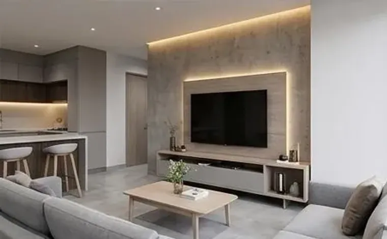 Sala y cocina integrada