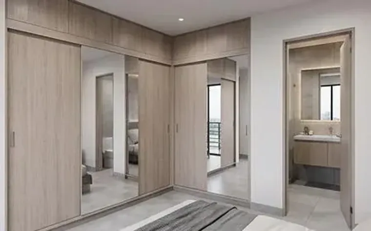 Vestidor y baño